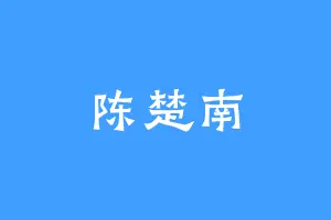 陈楚南