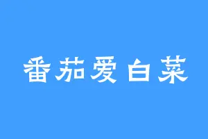 番茄爱白菜