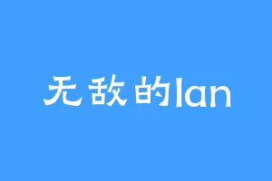 无敌的lan