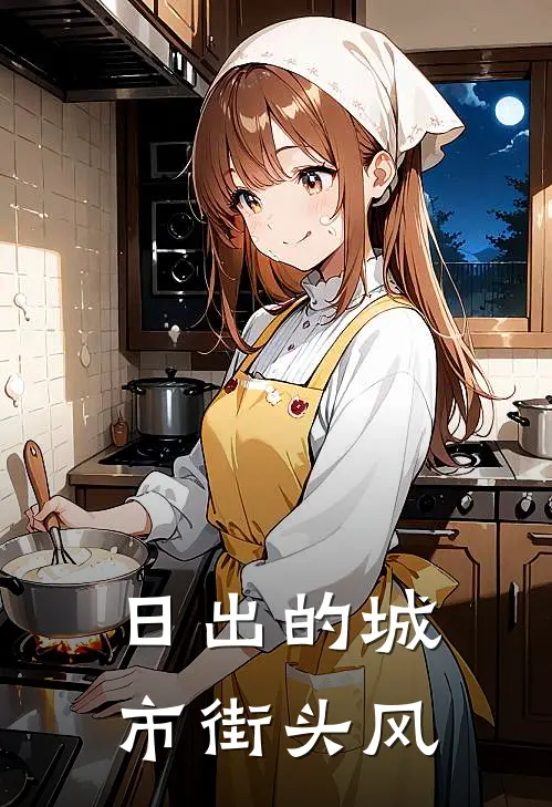 日出的城市街头风