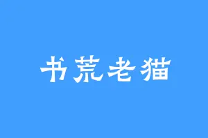 书荒老猫