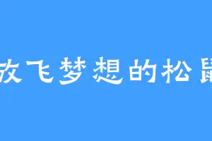 放飞梦想的松鼠