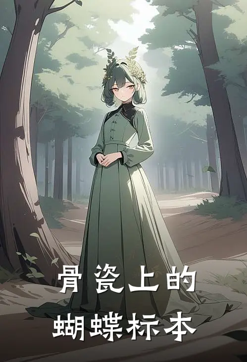 骨瓷上的蝴蝶标本