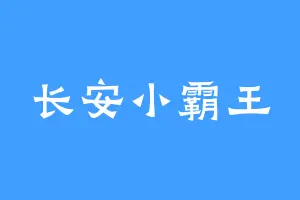 长安小霸王