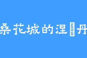 桑花城的涅槃丹