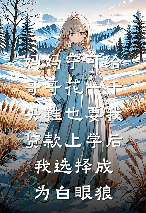 妈妈宁可给哥哥花一千买鞋也要我贷款上学后，我选择成为白眼狼