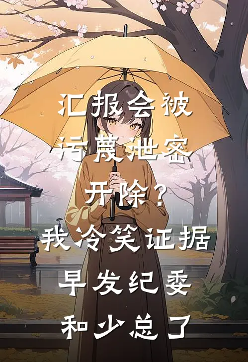 汇报会被污蔑泄密开除？我冷笑：证据早发纪委和少总了(林悦王浩)免费小说笔趣阁_完结版小说推荐汇报会被污蔑泄密开除？我冷笑：证据早发纪委和少总了(林悦王浩)